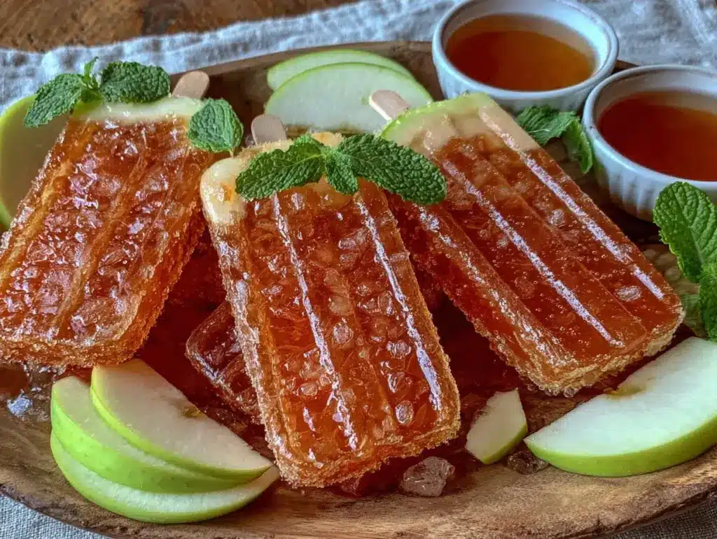 apple cider vinegar popsicles - featured image