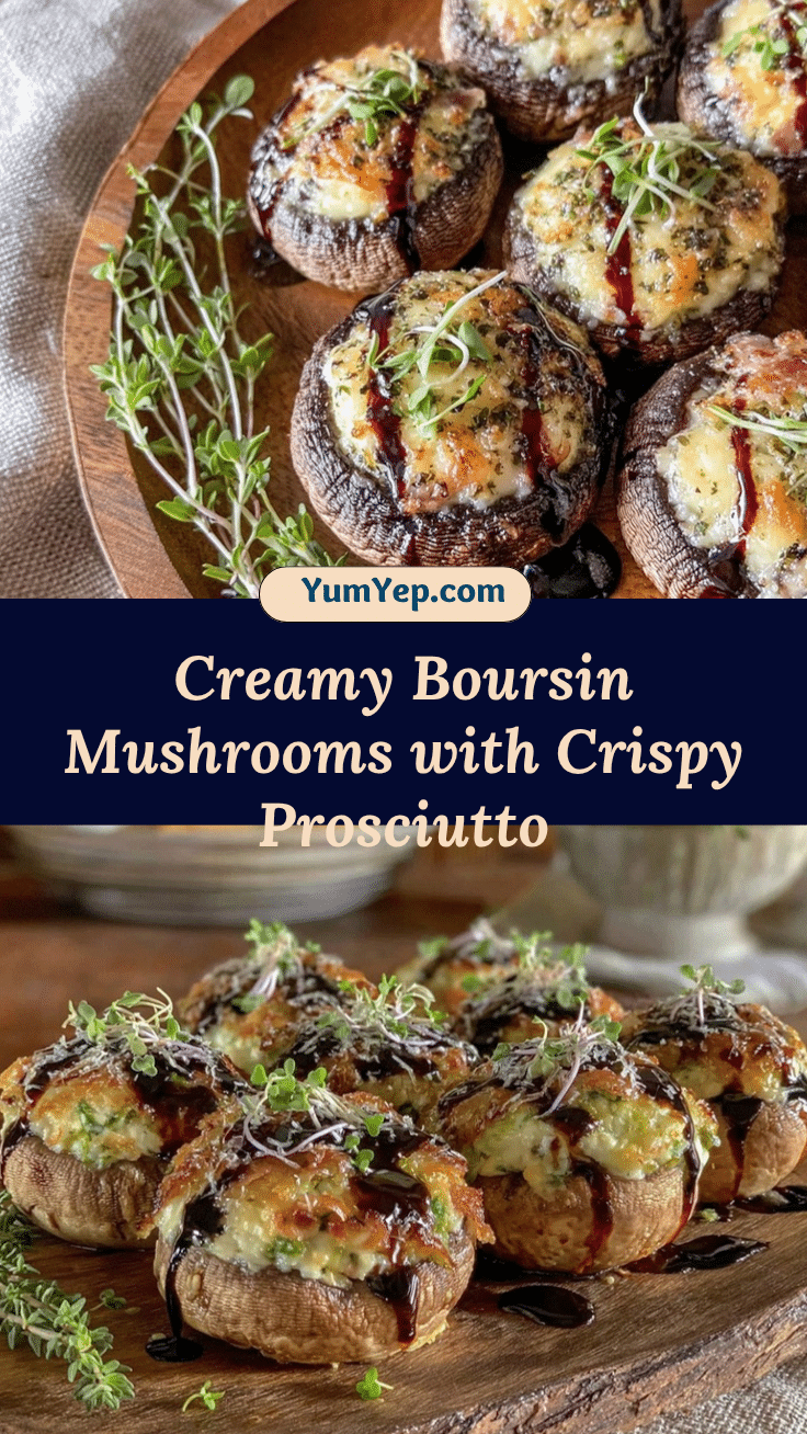 boursin-stuffed mushrooms recipe