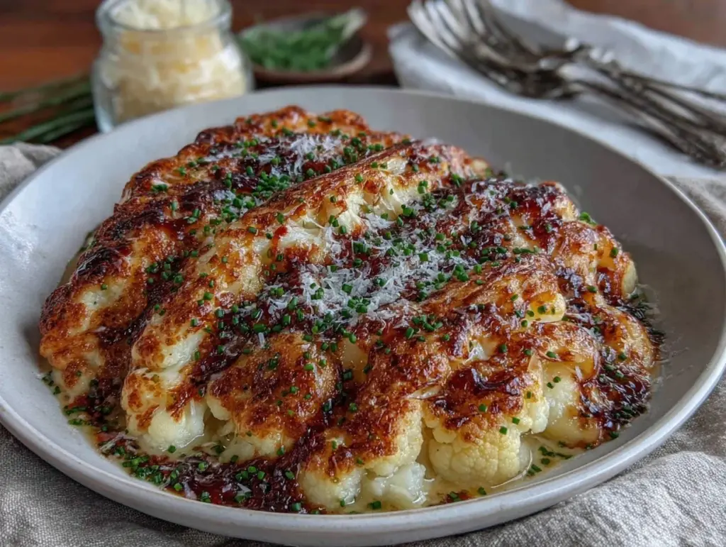 cauliflower mac and cheese - featured image