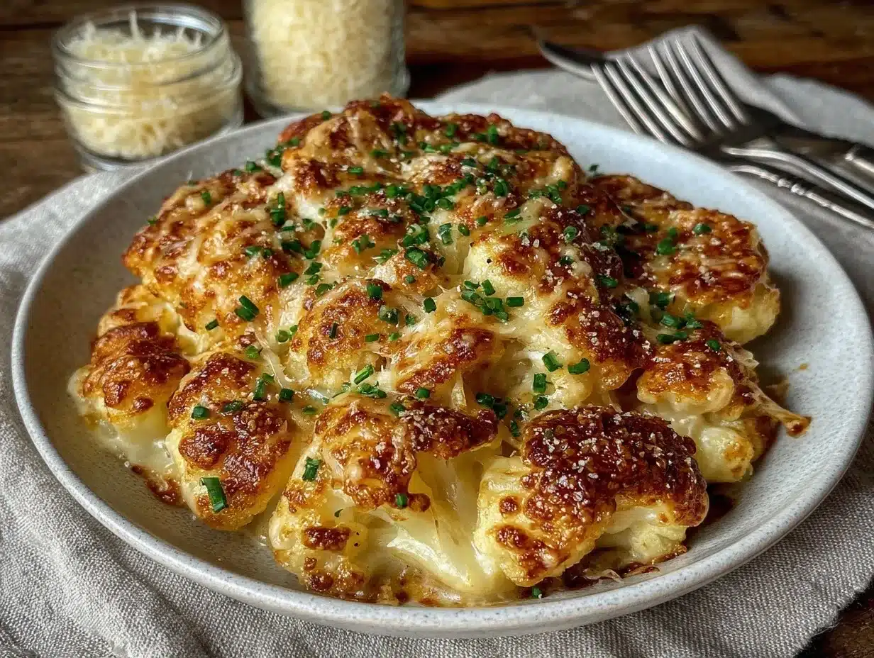 cauliflower mac and cheese preparation steps