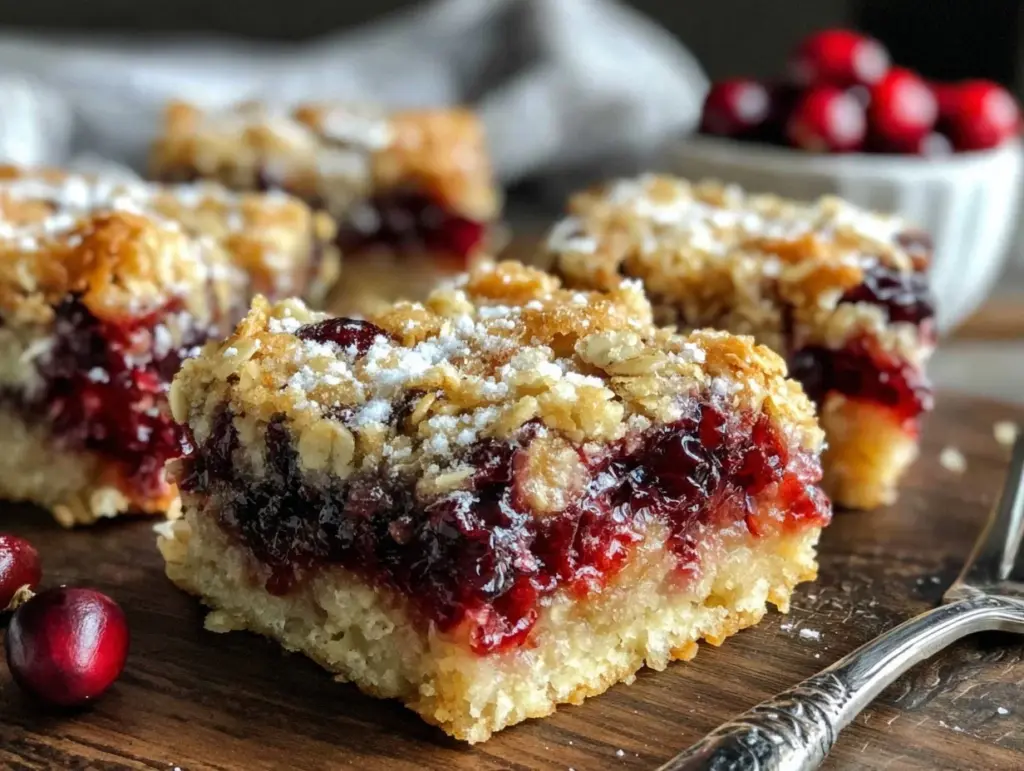 Cranberry Crumble Bars - featured image