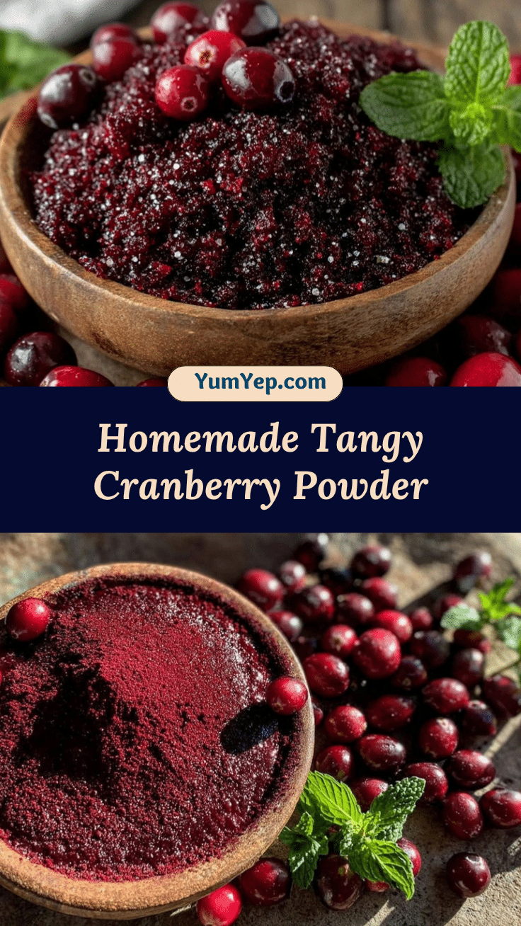 cranberry powder recipe