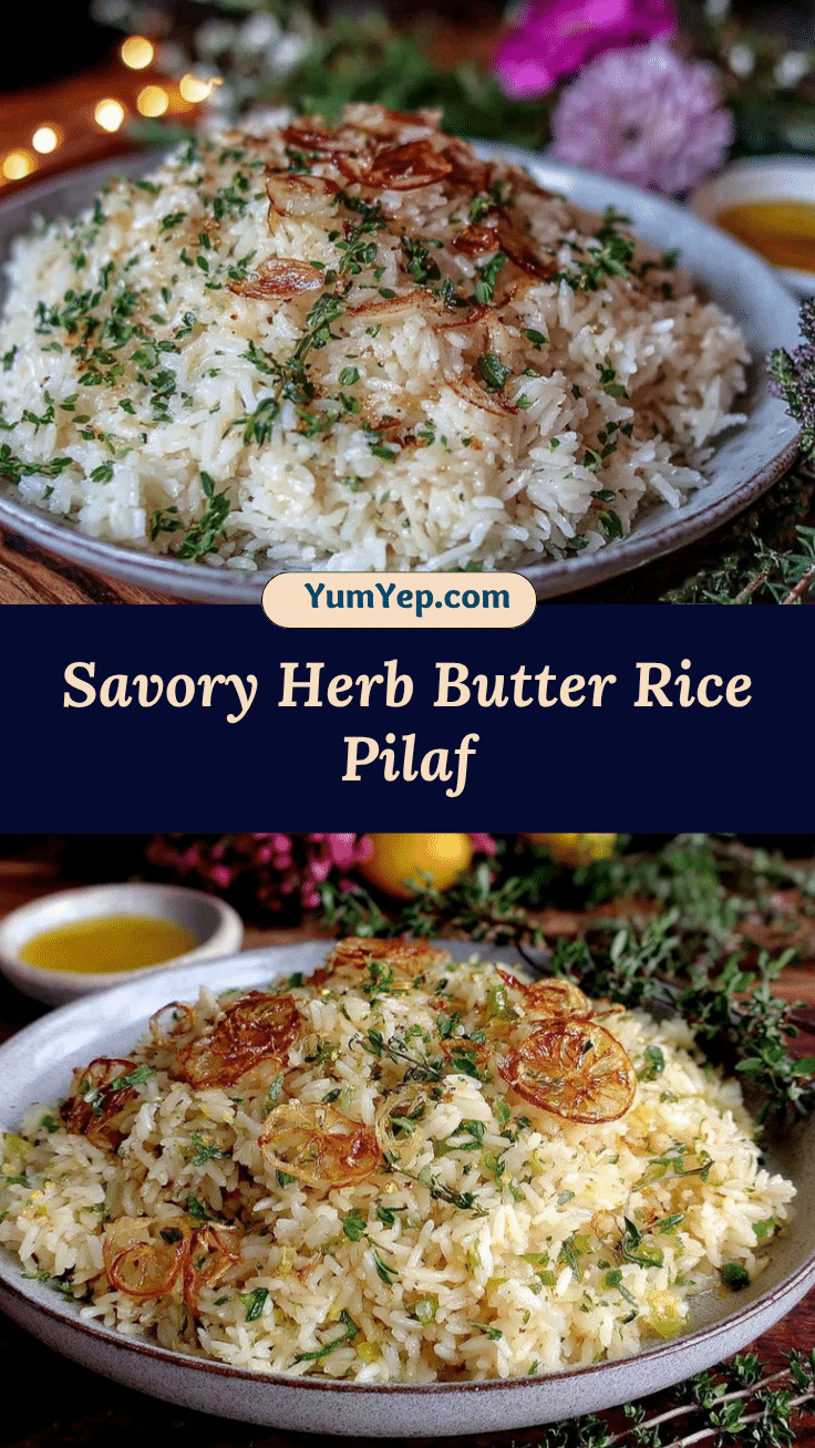 herb and butter rice pilaf recipe