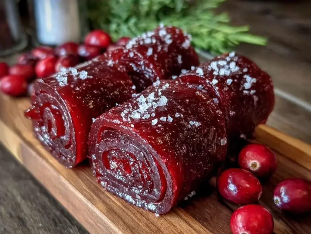 homemade cranberry leather - featured image