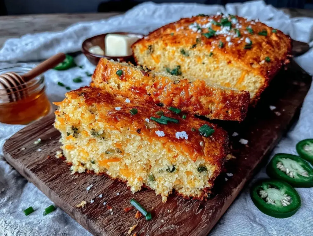 jalapeño cheddar cornbread - featured image