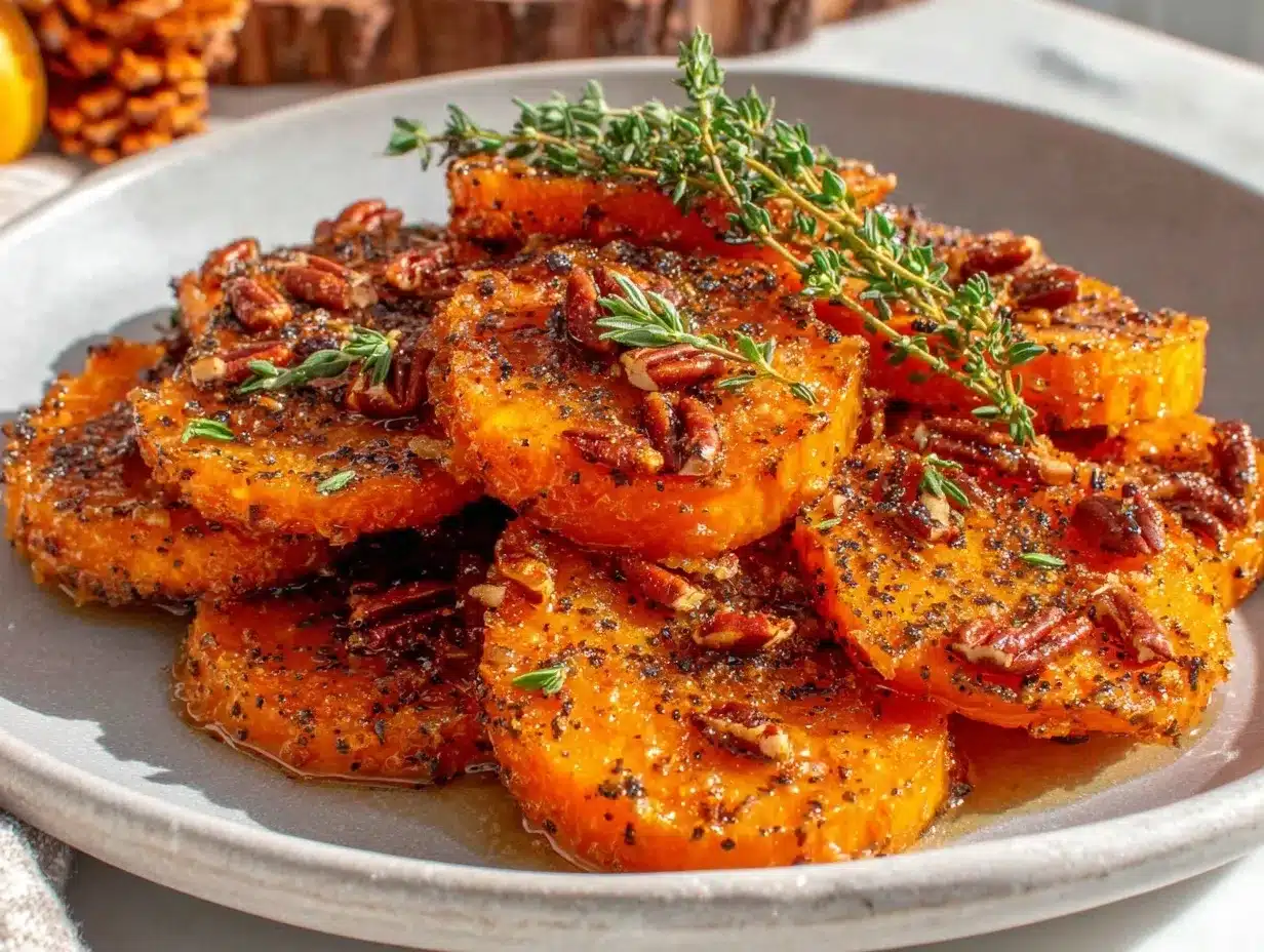 maple glazed butternut squash preparation steps
