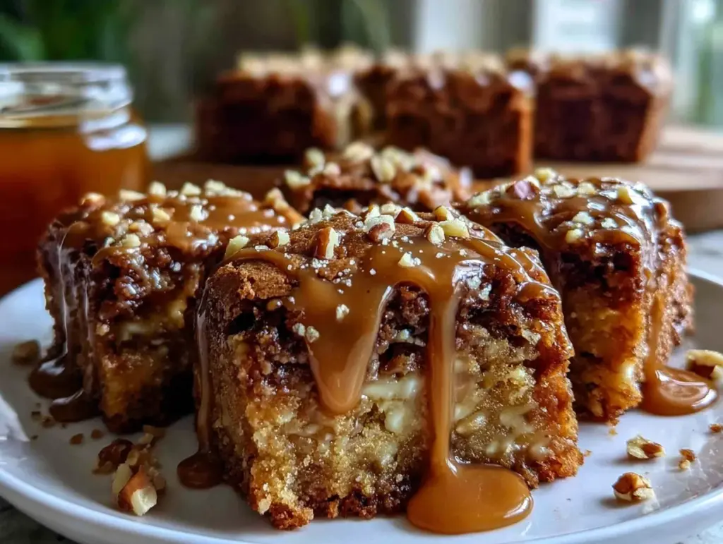 maple walnut blondies - featured image