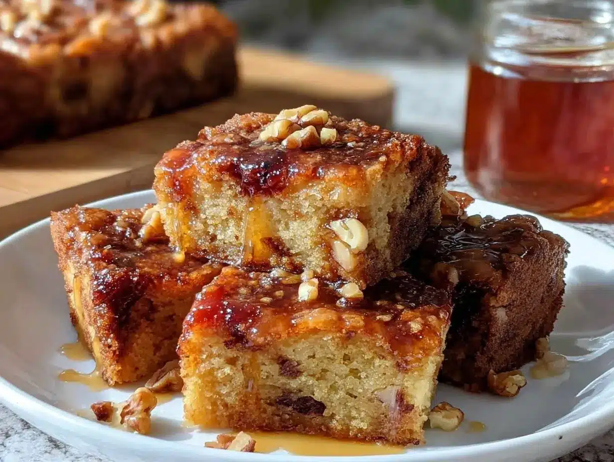 maple walnut blondies preparation steps
