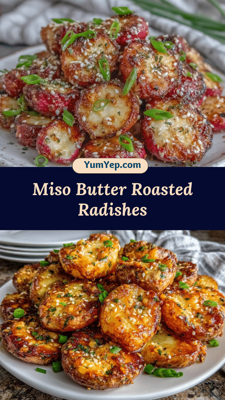 miso butter roasted radishes recipe