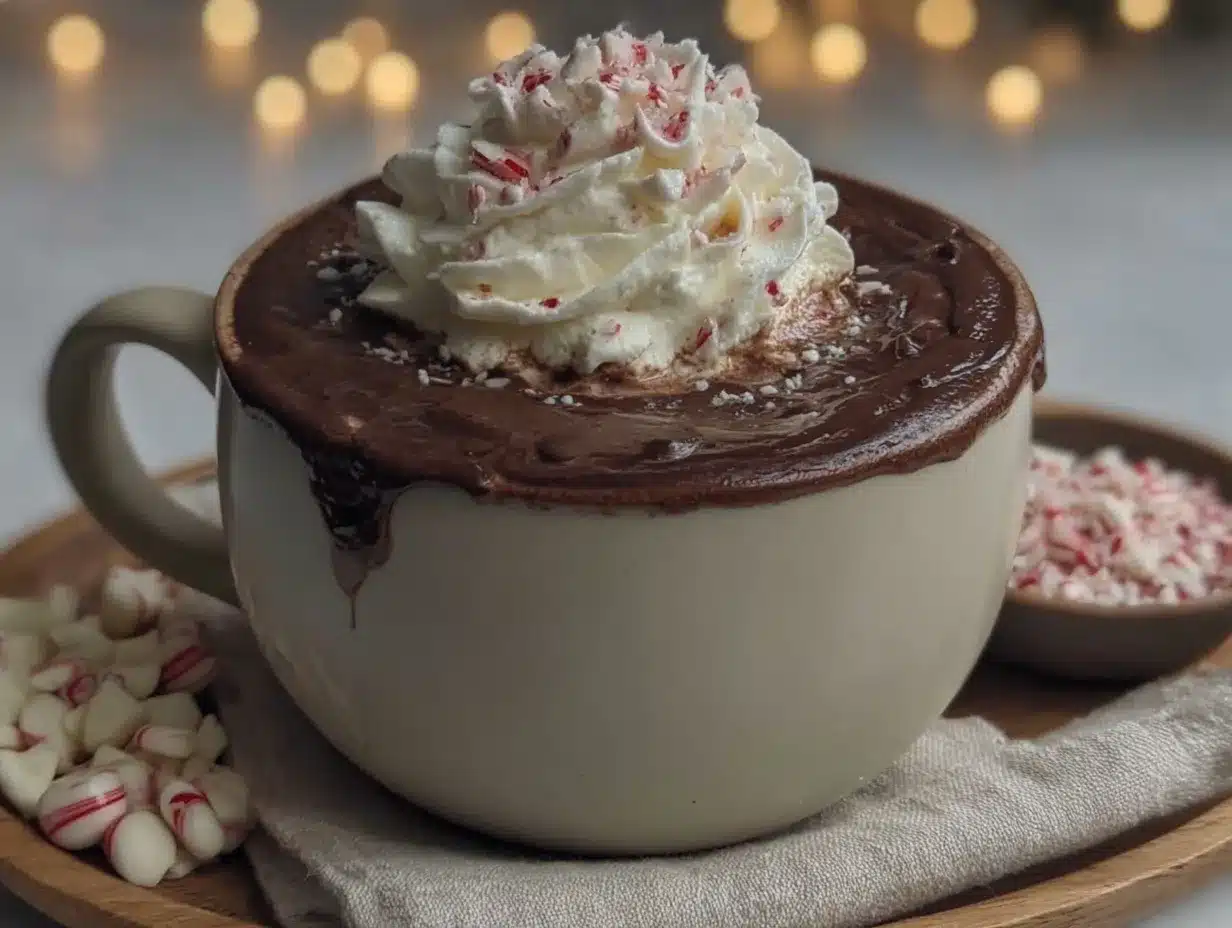 peppermint schnapps hot chocolate preparation steps