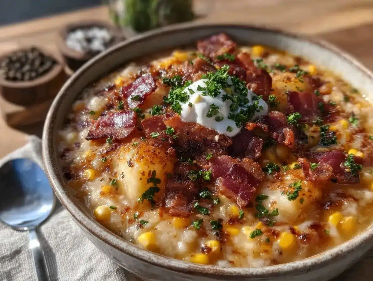 potato corn chowder preparation steps