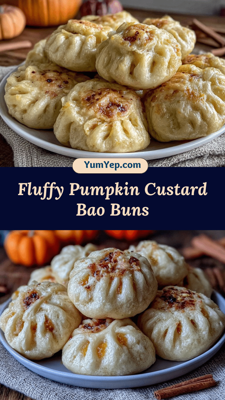 pumpkin custard buns recipe