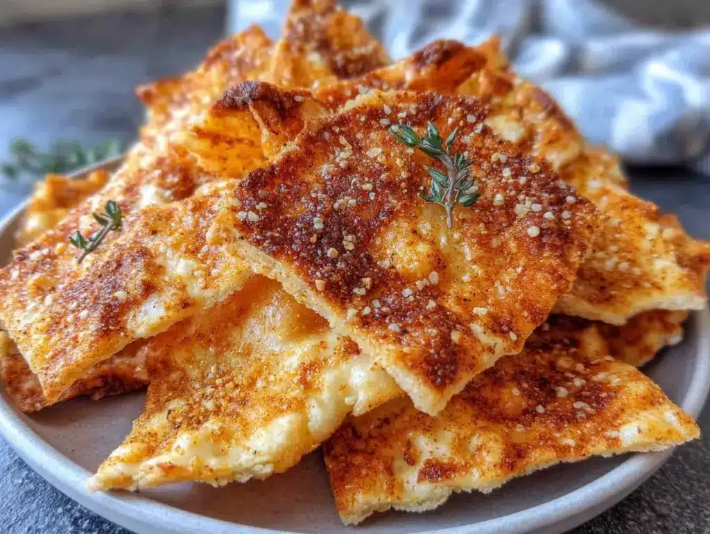 pumpkin spice sourdough crackers - featured image