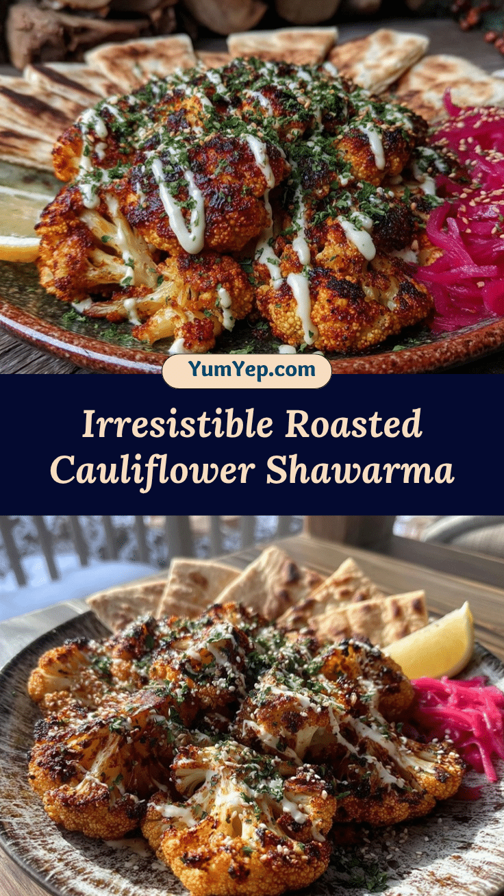 roasted cauliflower shawarma recipe