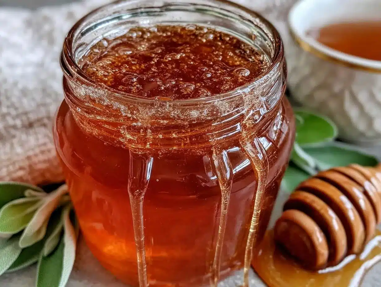 sage-infused honey preparation steps