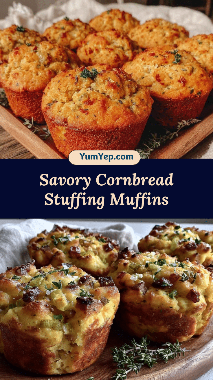 savory cornbread stuffing muffins recipe