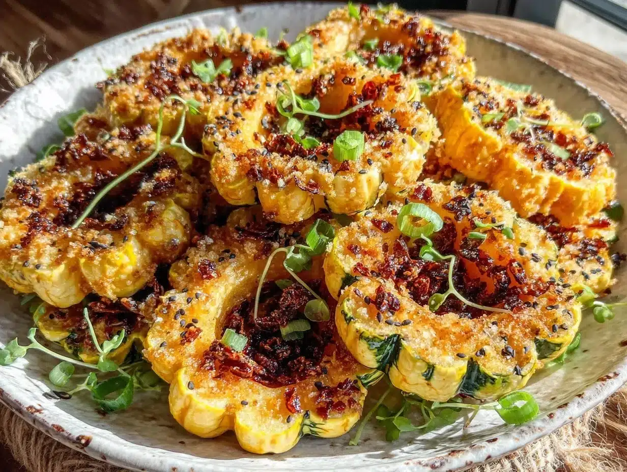 savory furikake roasted delicata squash preparation steps
