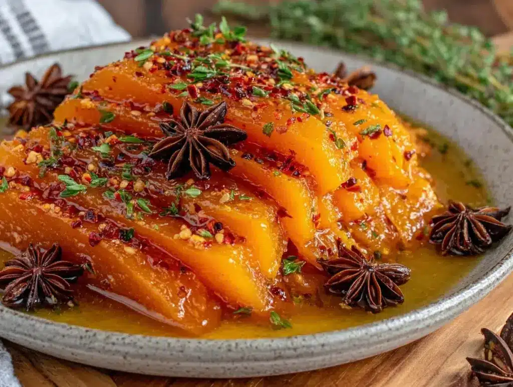 savory pickled pumpkin - featured image