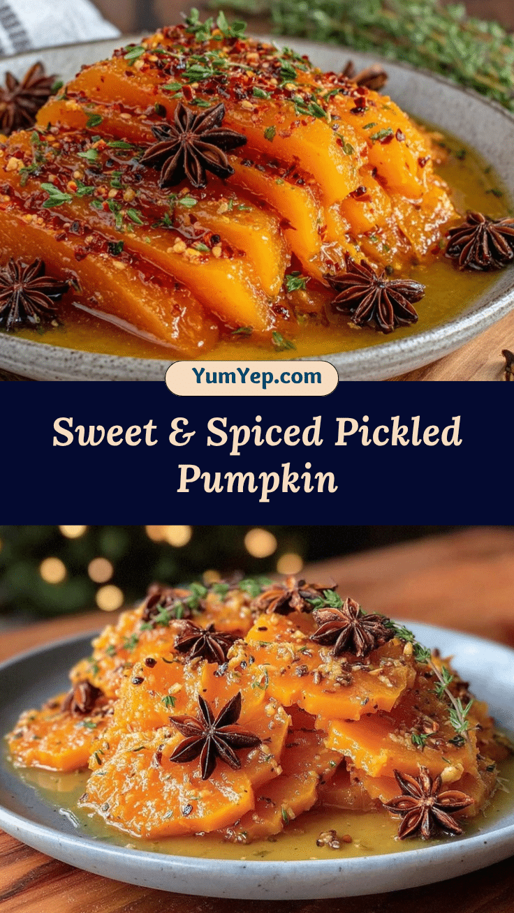 savory pickled pumpkin recipe