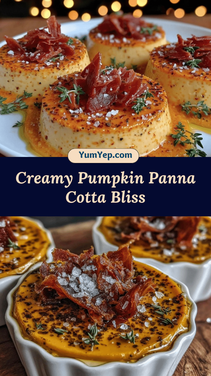savory pumpkin panna cotta recipe