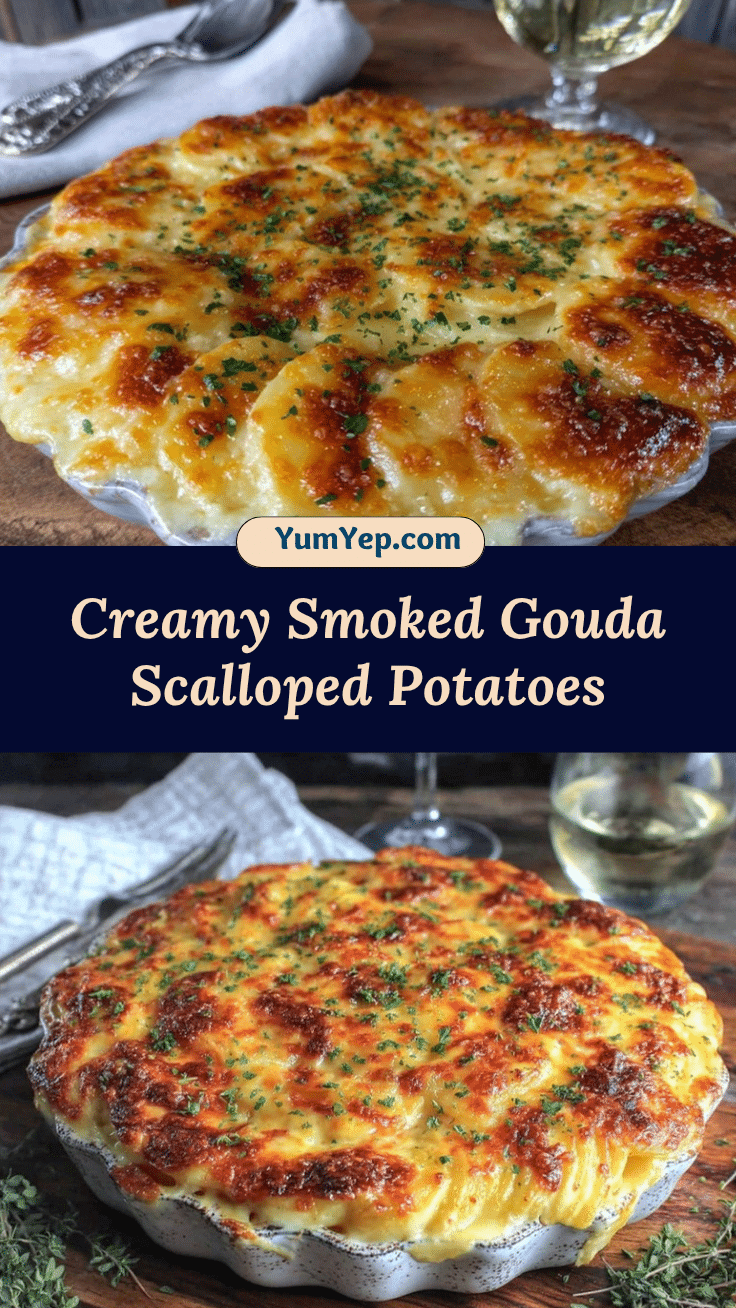 Smoked Gouda Scalloped Potatoes recipe