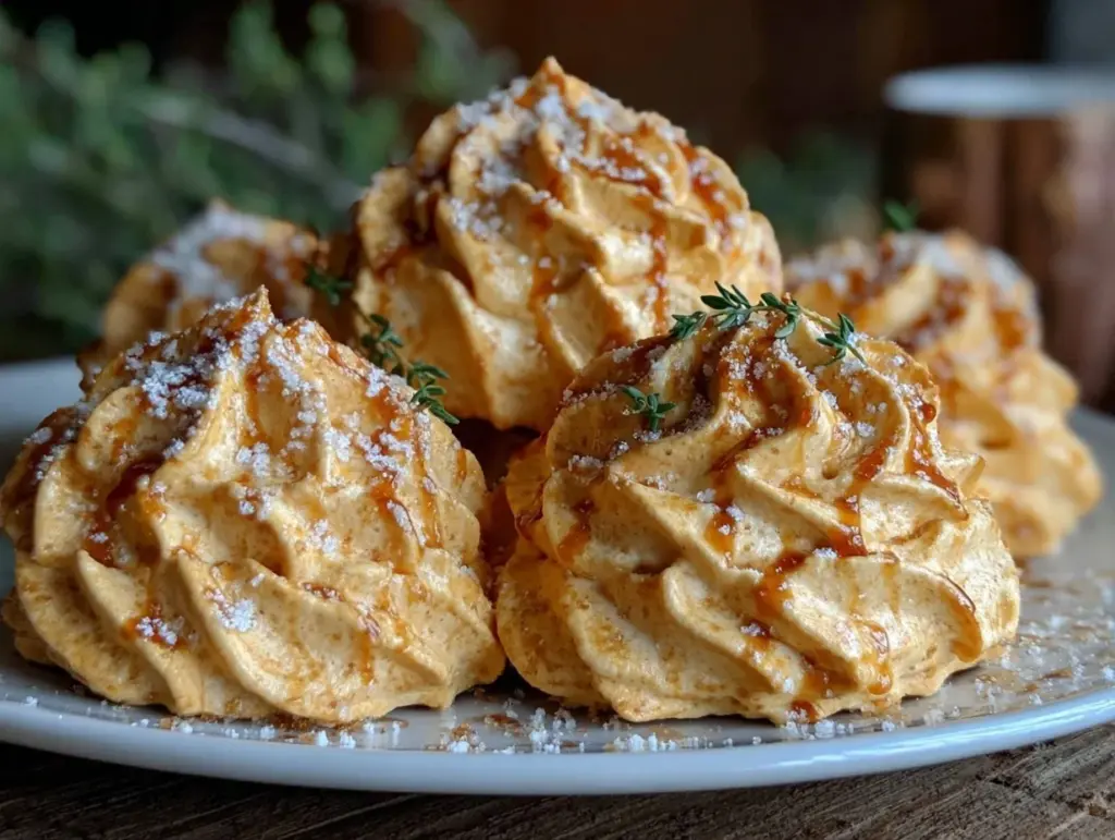 sweet potato aquafaba meringues - featured image
