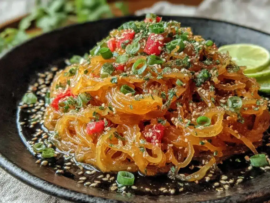 sweet potato glass noodles - featured image