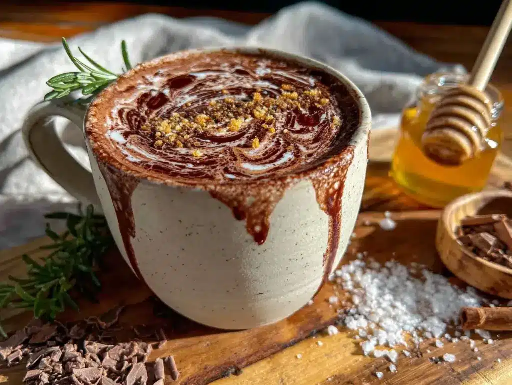 turkey bone broth hot chocolate - featured image
