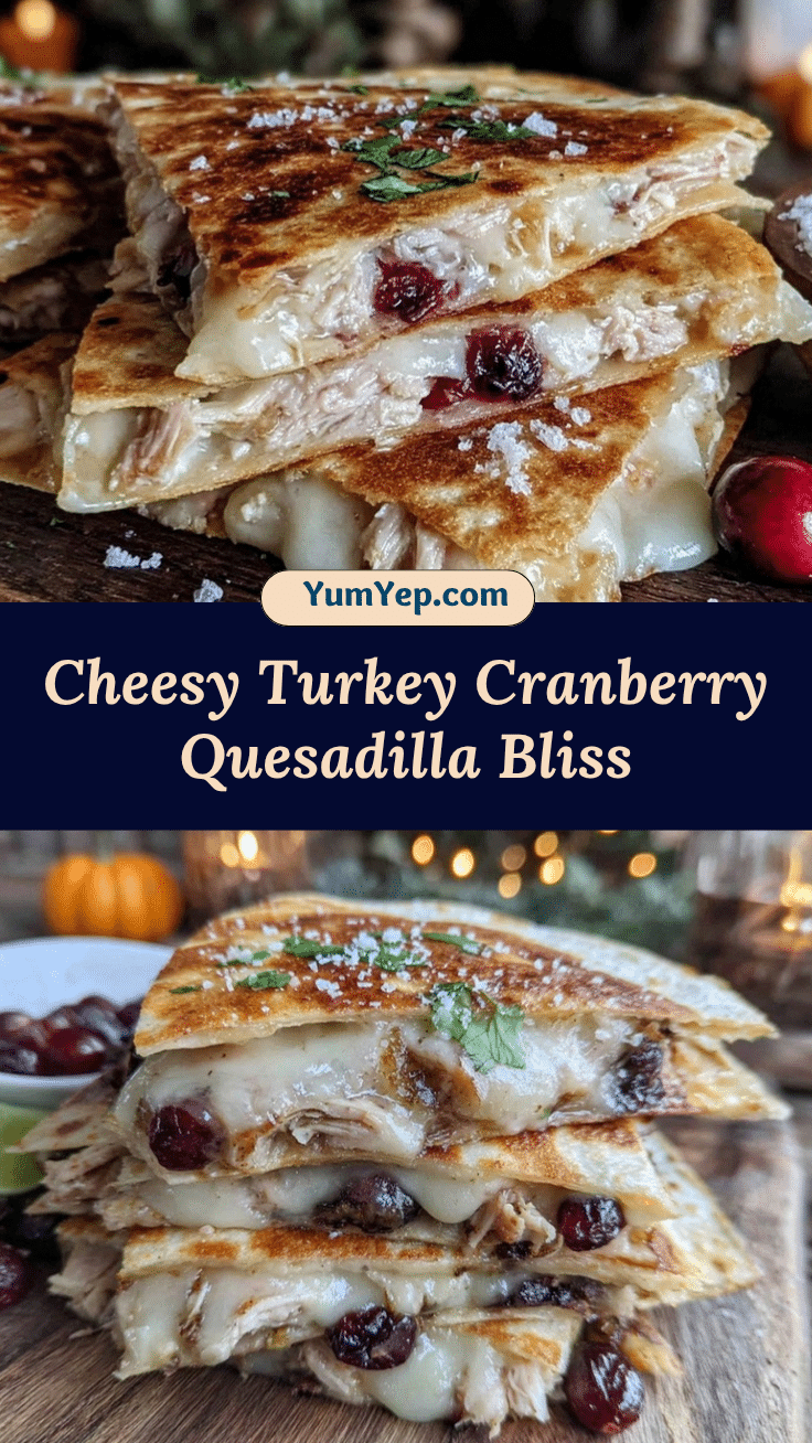 turkey cranberry quesadillas recipe