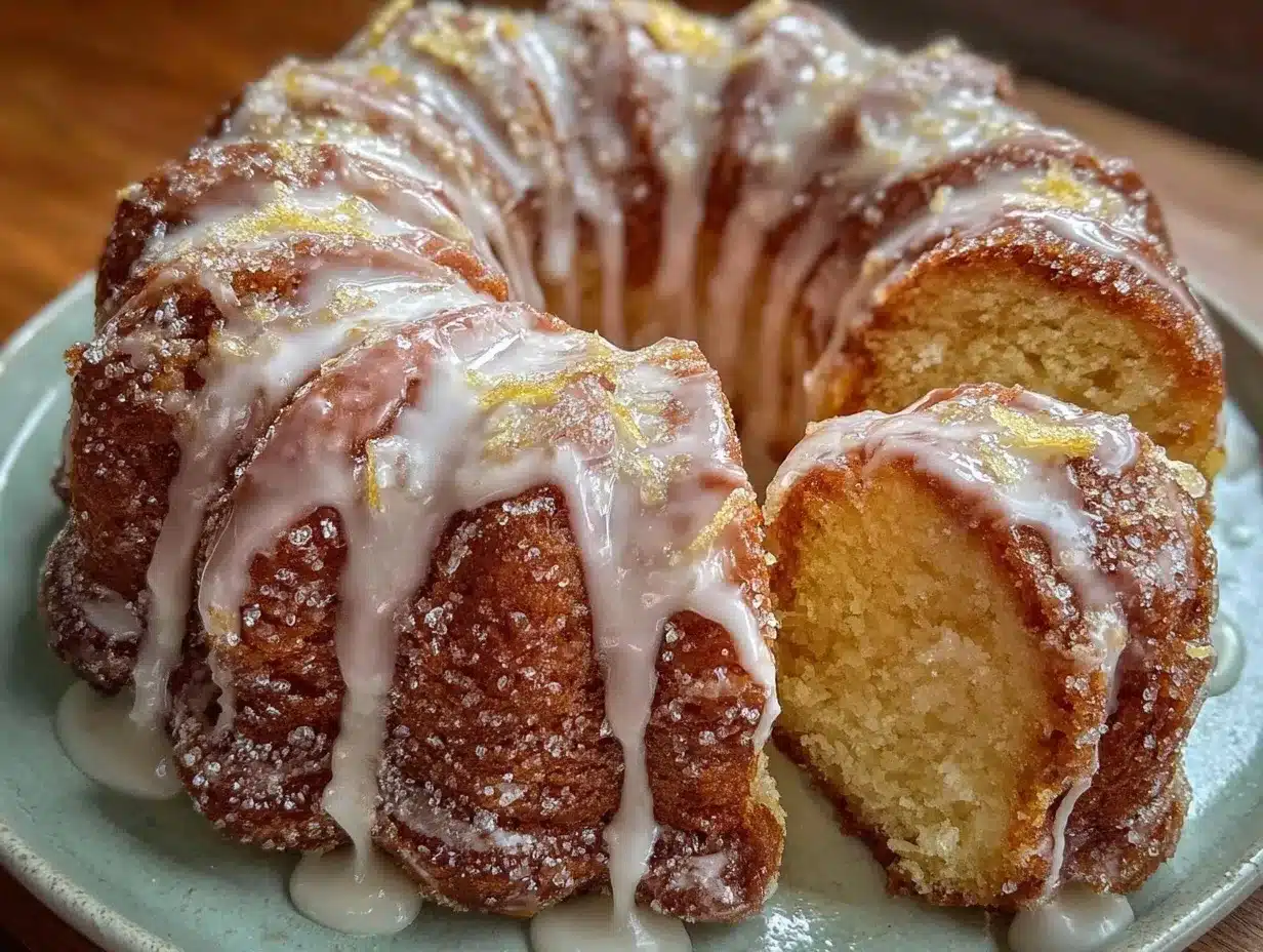 Apple Cider Bundt Cake preparation steps