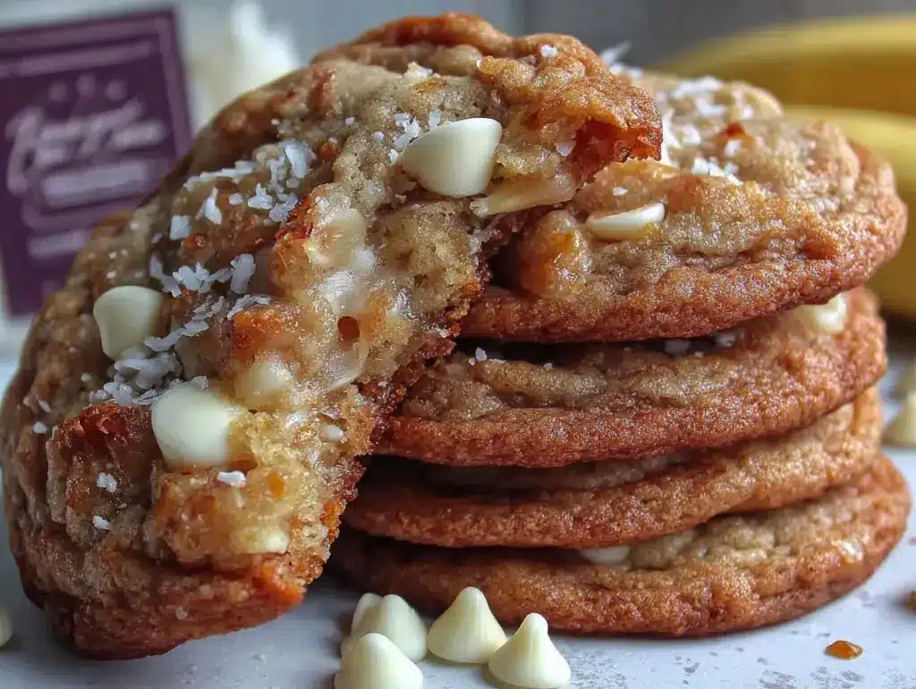banana pudding cookies - featured image