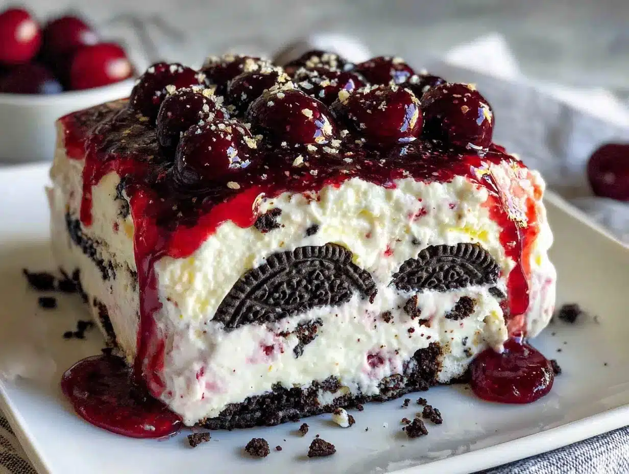 Black Forest Icebox Cake preparation steps