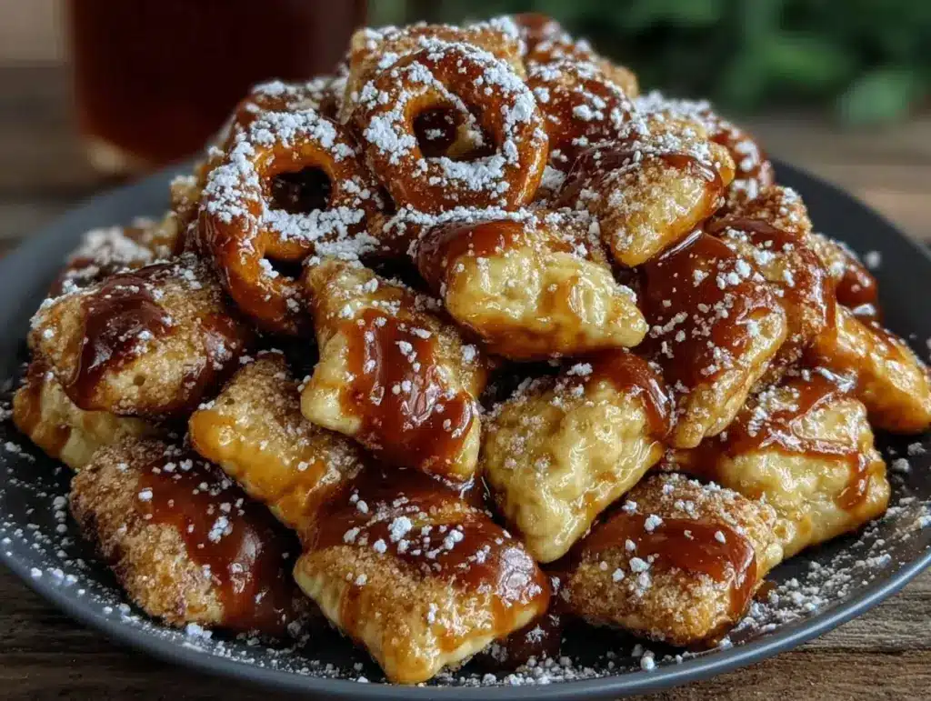 Caramel Apple Puppy Chow - featured image
