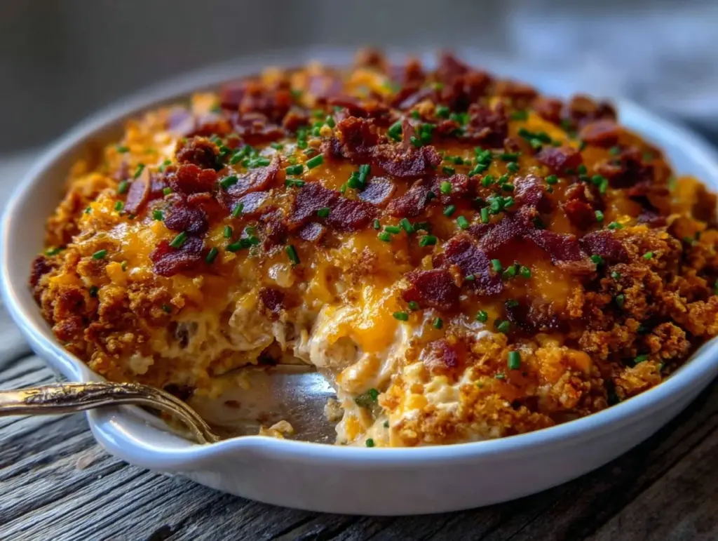 cheddar ranch casserole - featured image