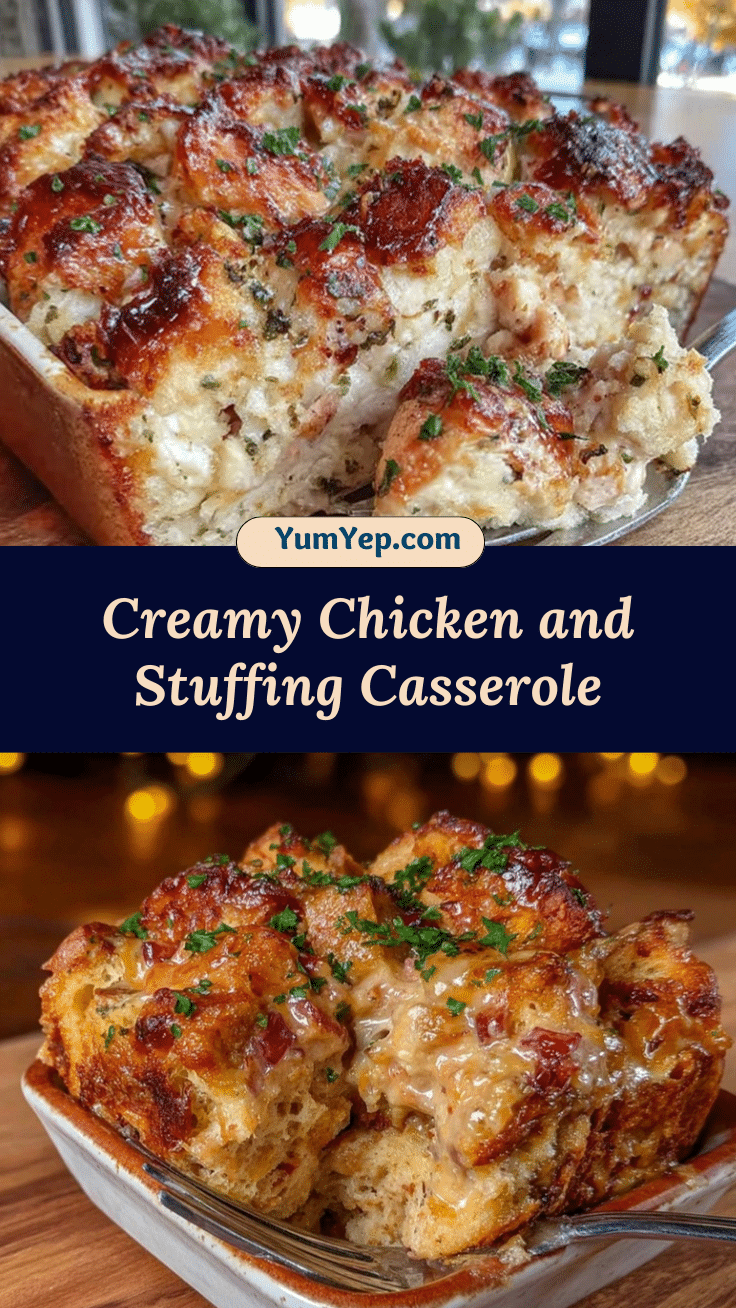 chicken and stuffing casserole recipe
