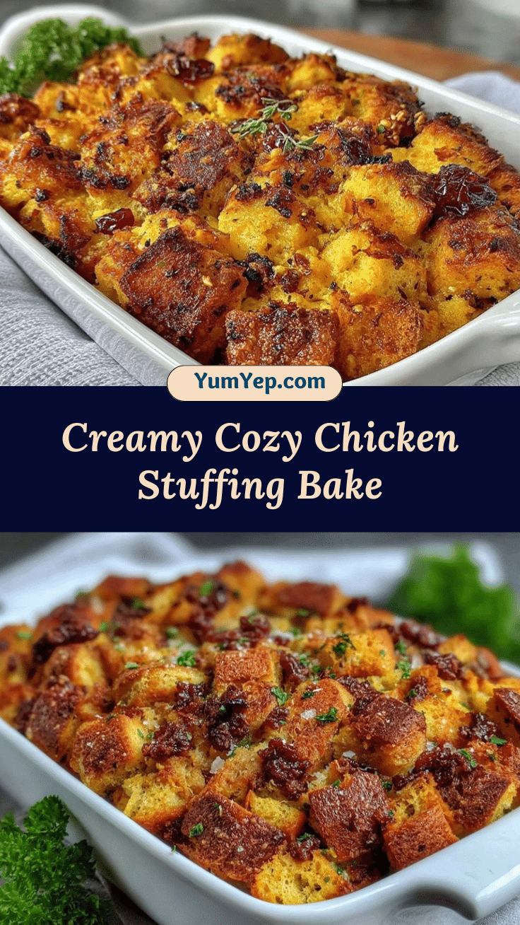 chicken stuffing bake recipe