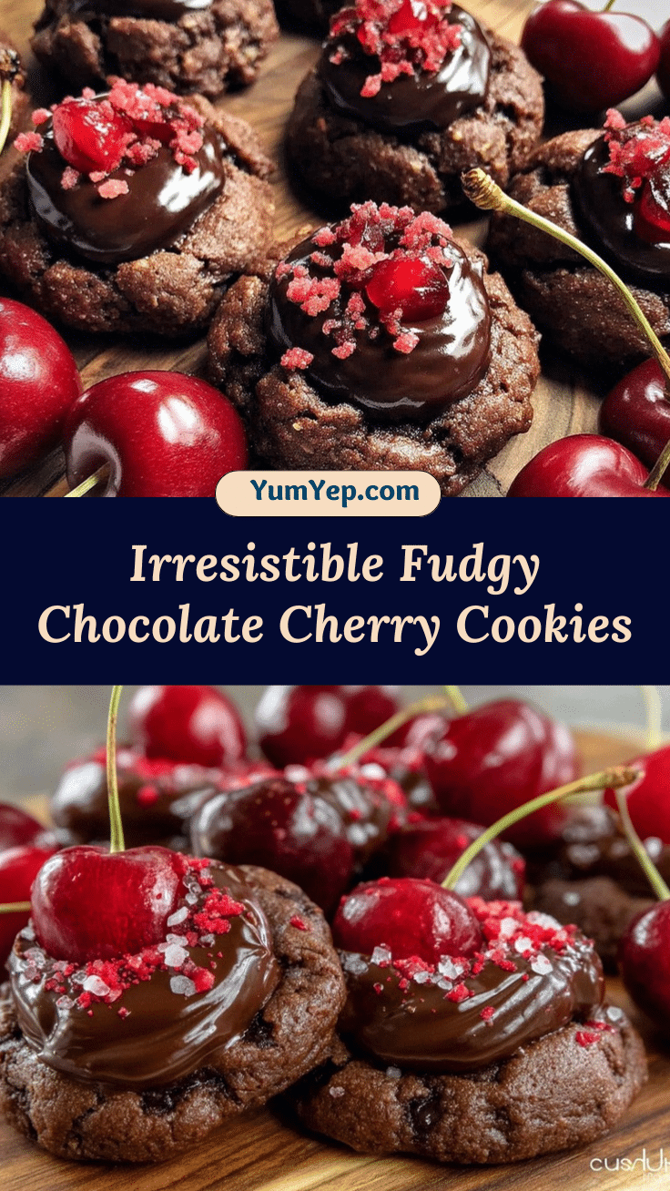 chocolate cherry cookies recipe