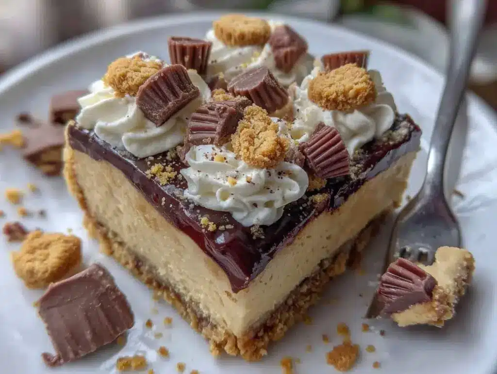 chocolate peanut butter bars - featured image