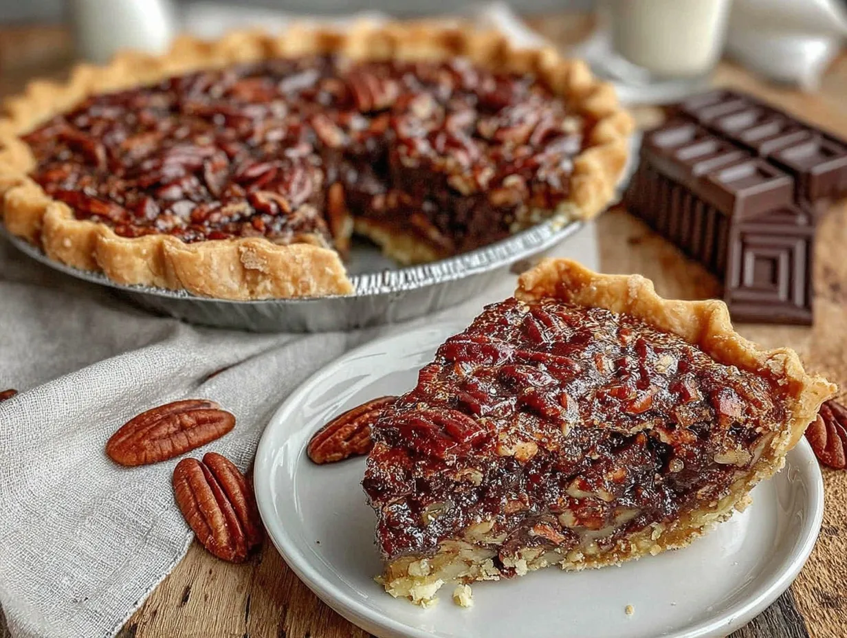 chocolate pecan pie recipe preparation steps