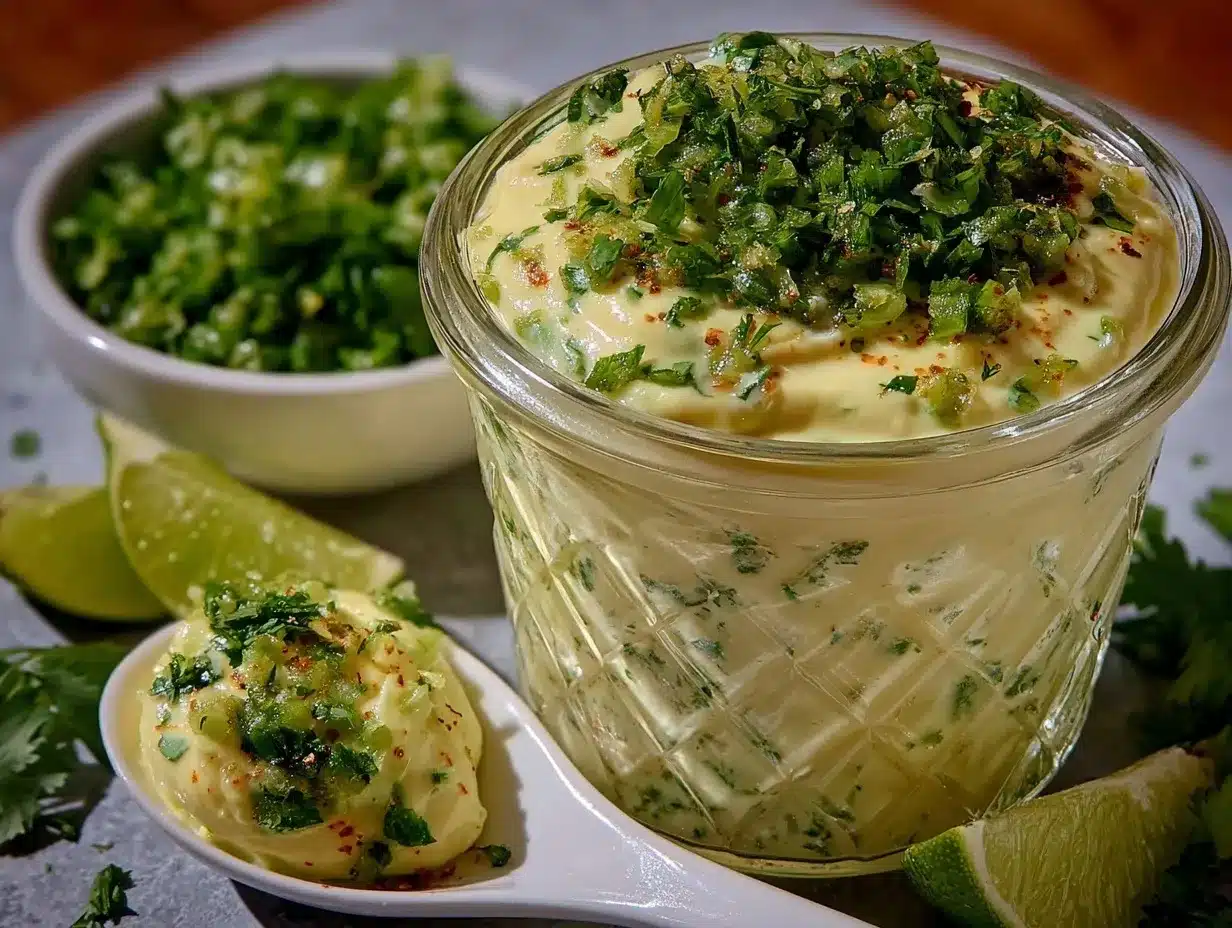 cilantro lime crema preparation steps