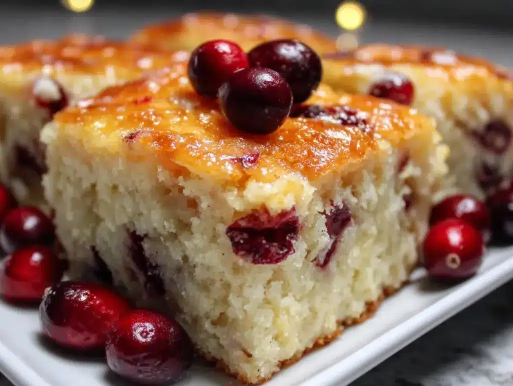 Cranberry Christmas Cake - featured image