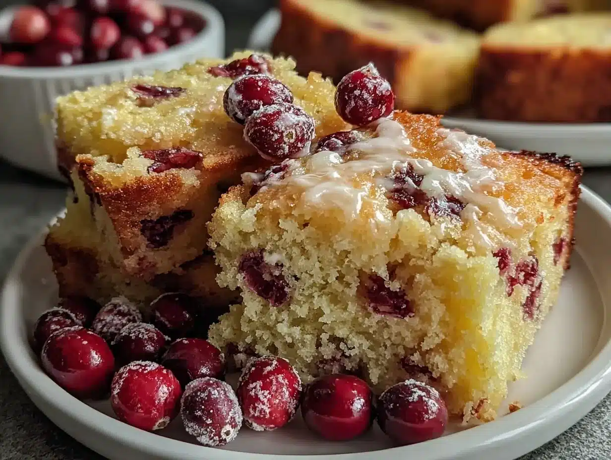 Cranberry Christmas Cake preparation steps