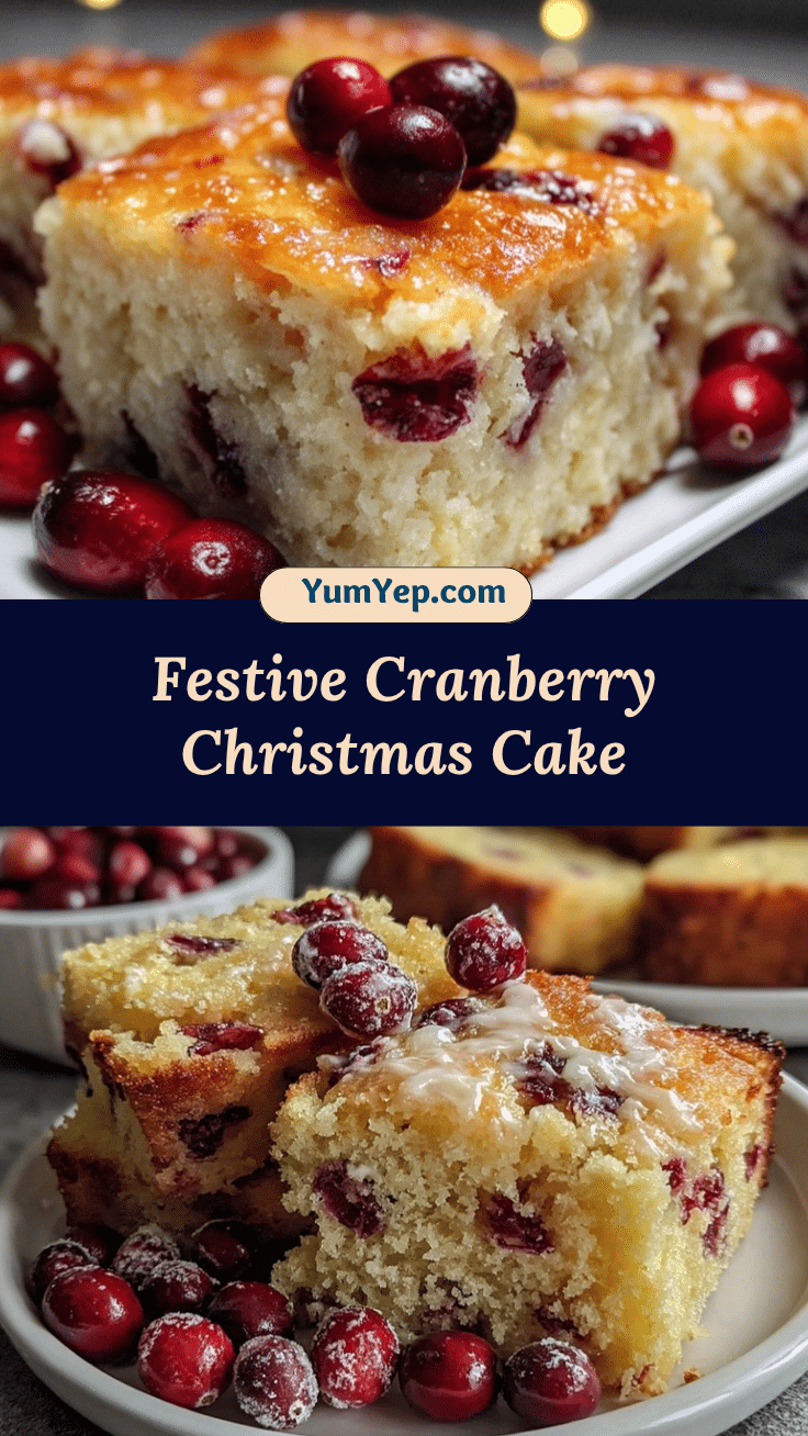 Cranberry Christmas Cake recipe