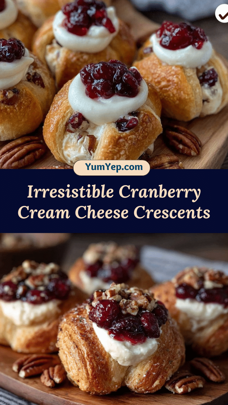 Cranberry Cream Cheese Crescent Bites recipe