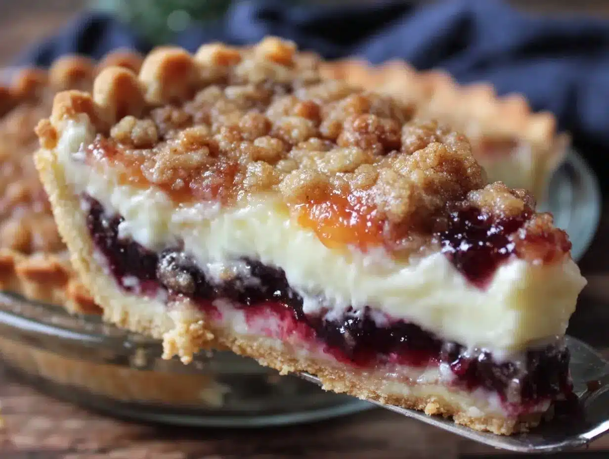 cranberry crumb pie preparation steps