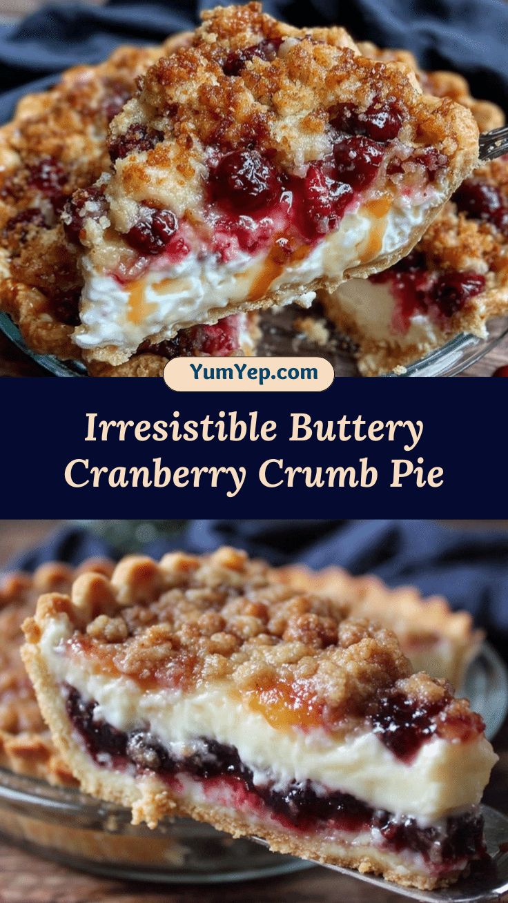 cranberry crumb pie recipe