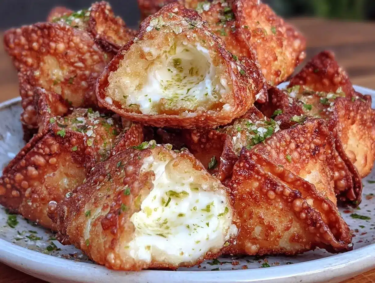 cream cheese wontons preparation steps