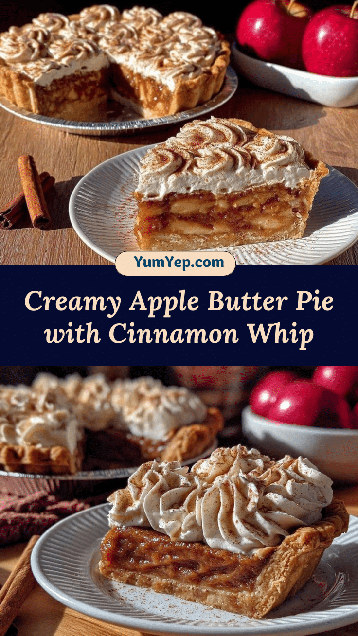 creamy apple butter pie recipe
