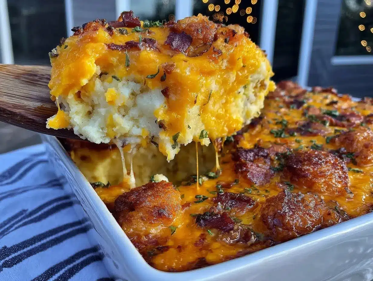 creamy cheesy mashed sweet potato casserole preparation steps