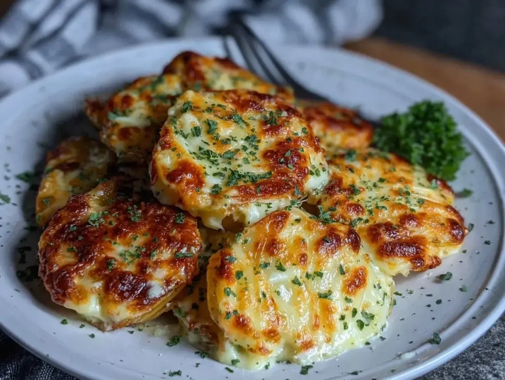 creamy cheesy scalloped potatoes - featured image
